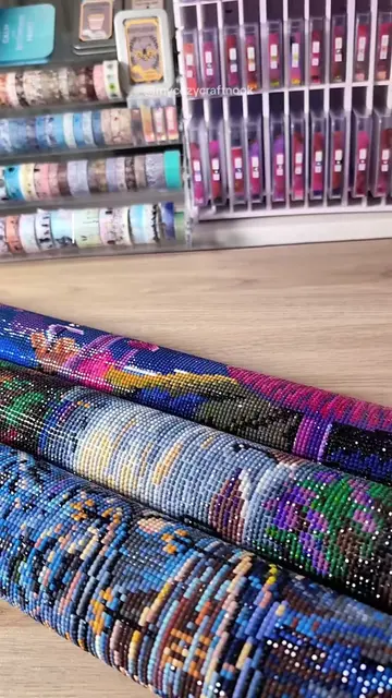 Ad | Diamond painters, stop rolling up your finished canvases 👀💎 This puzzle b