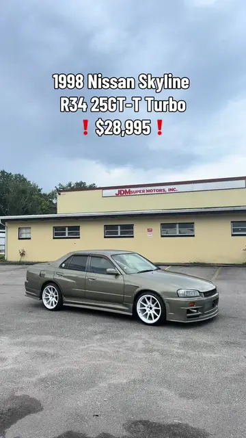 NATIONWIDE SHIPPING AVAILABLE ACROSS ALL 50 STATES! R34 25GT-T Turbo 2.5L RB25DE