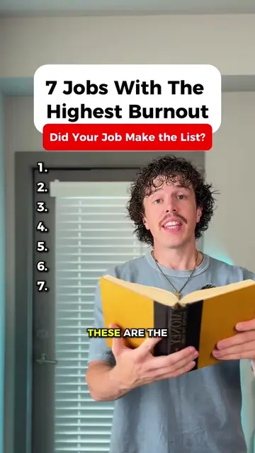 The 7 Jobs With the Highest Burnout Rates in America.  Some of these salaries ar