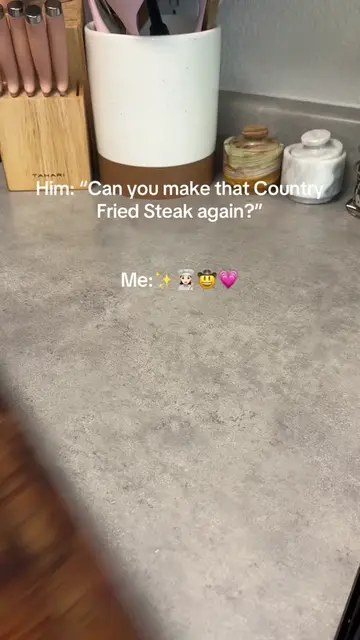 Country Fried Steak & mashed potatoes, a home heart meal✨🥩🥔  #homecooking #cou