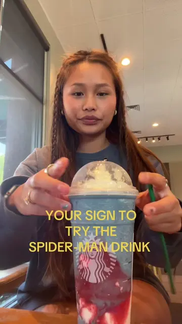 order: vanilla bean frappe, 3 scoops of blue powder, whip at the bottom with str