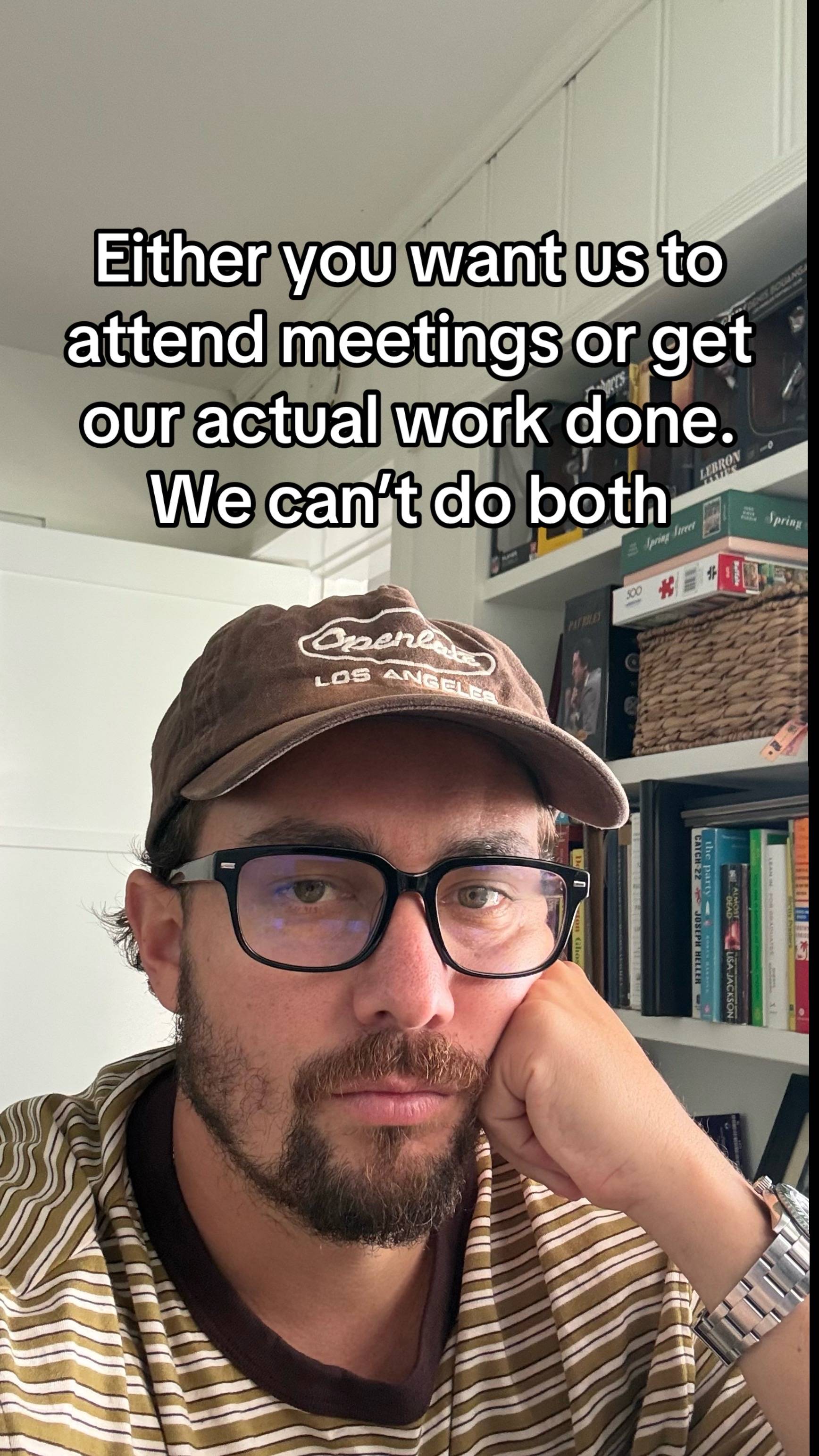 Louder for middle management in the back