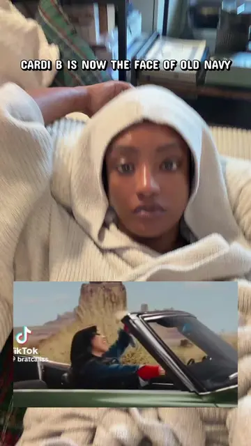 It’s giving, #oldnavy let her into the writers room for this one. #cardib #enter