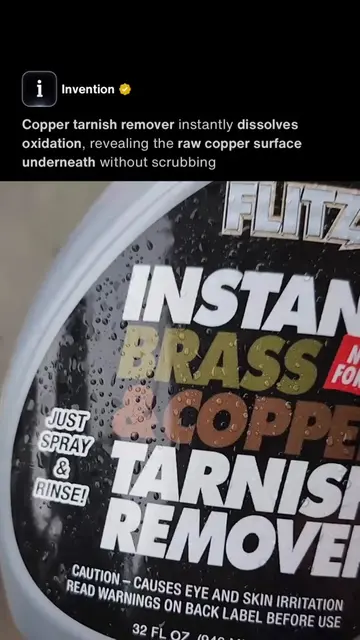 Original Video Credit: IG/waterbird_lane Years of dark oxidation disappear almos