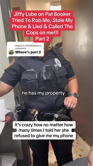 Replying to @EKGWithTee Here’s Part 2 of when Jiffy Lube tried to rob me, stole 