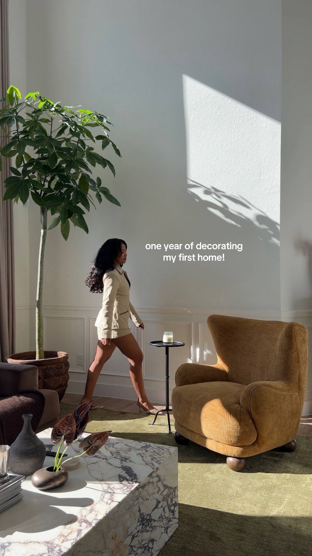 One year of decorating my first home!  #hometransformation #homedesigninspo