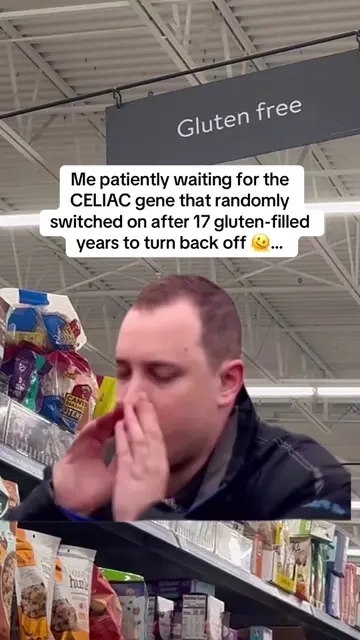 Who else wishes celiac worked this way?? 😅🙋‍♀️🫠 One of the weirdest parts abo