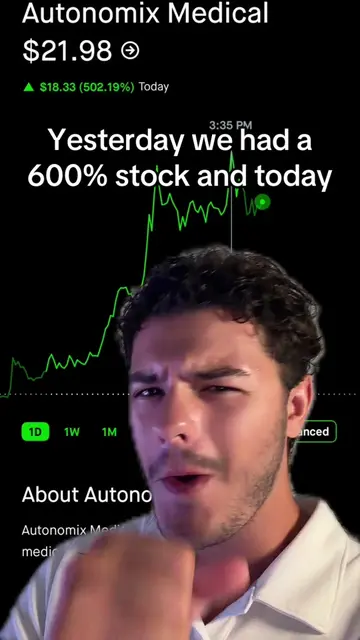 AMIX stock went ballistic today 😭 #amix #stocks #stockmarket #investingforbegin