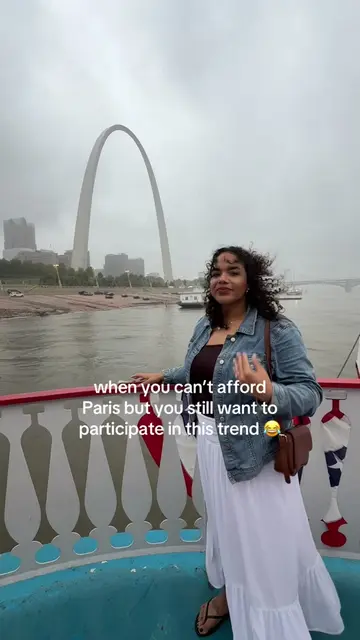 The Eiffel Tower of the Midwest #stlouis #stlouismo #gatewayarch #eiffeltower #p