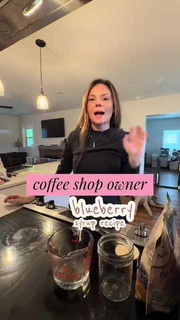 As requested, @thedriftercoffee blueberry syrup recipe 🫐 #coffee #blueberry #sy