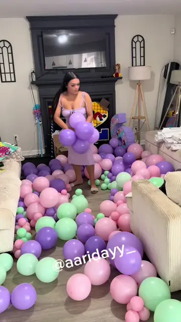 Decore minutos antes 🥹💕 #decoraciondefiestas #guirnaldadeglobos #diymom #temat