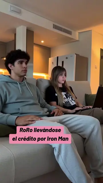 Sabias cómo se había creado Iron Man? 😜 sii fue con ayuda de RoRo y la Intelige