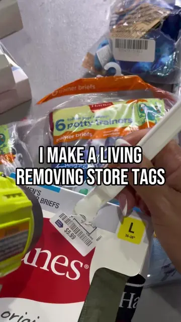 POV: I make a living removing store tags. 😂✂️ It sounds ridiculous until you re