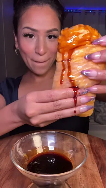 Buldak spring roll MUKBANG✨ #mukbang #mukbangvideo #mukbangasmr #eatingasmr #Foo