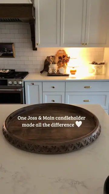 Styling my fall centerpiece one piece at a time with the Foundation Candleholder