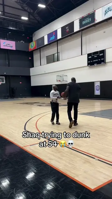 Nah no way 😭 @ShaqDieselONeal #shaq #dunk #basketball 