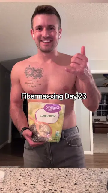 Day 23 fibermaxxing ✅. Getting lean and having fun doing it! #fiber #chia #chias