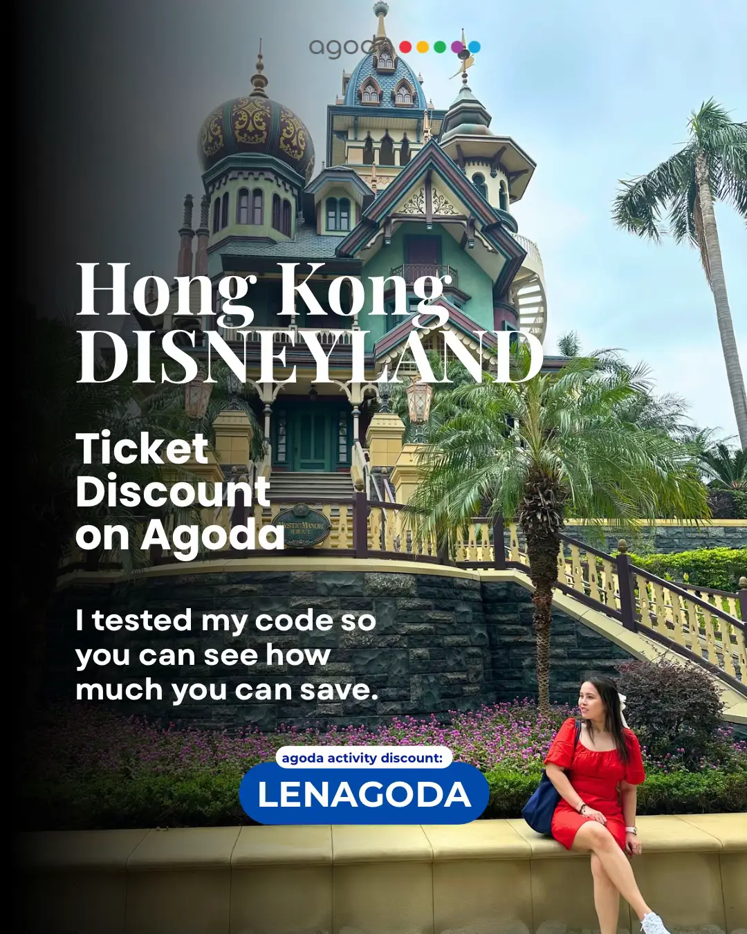 I tested my Agoda Activities promo code on Hong Kong Disneyland tickets to see i