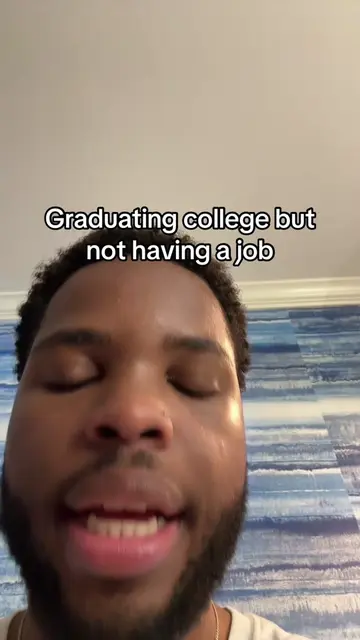 Graduating college and no job is the most nerve racking combo #college #postgrad
