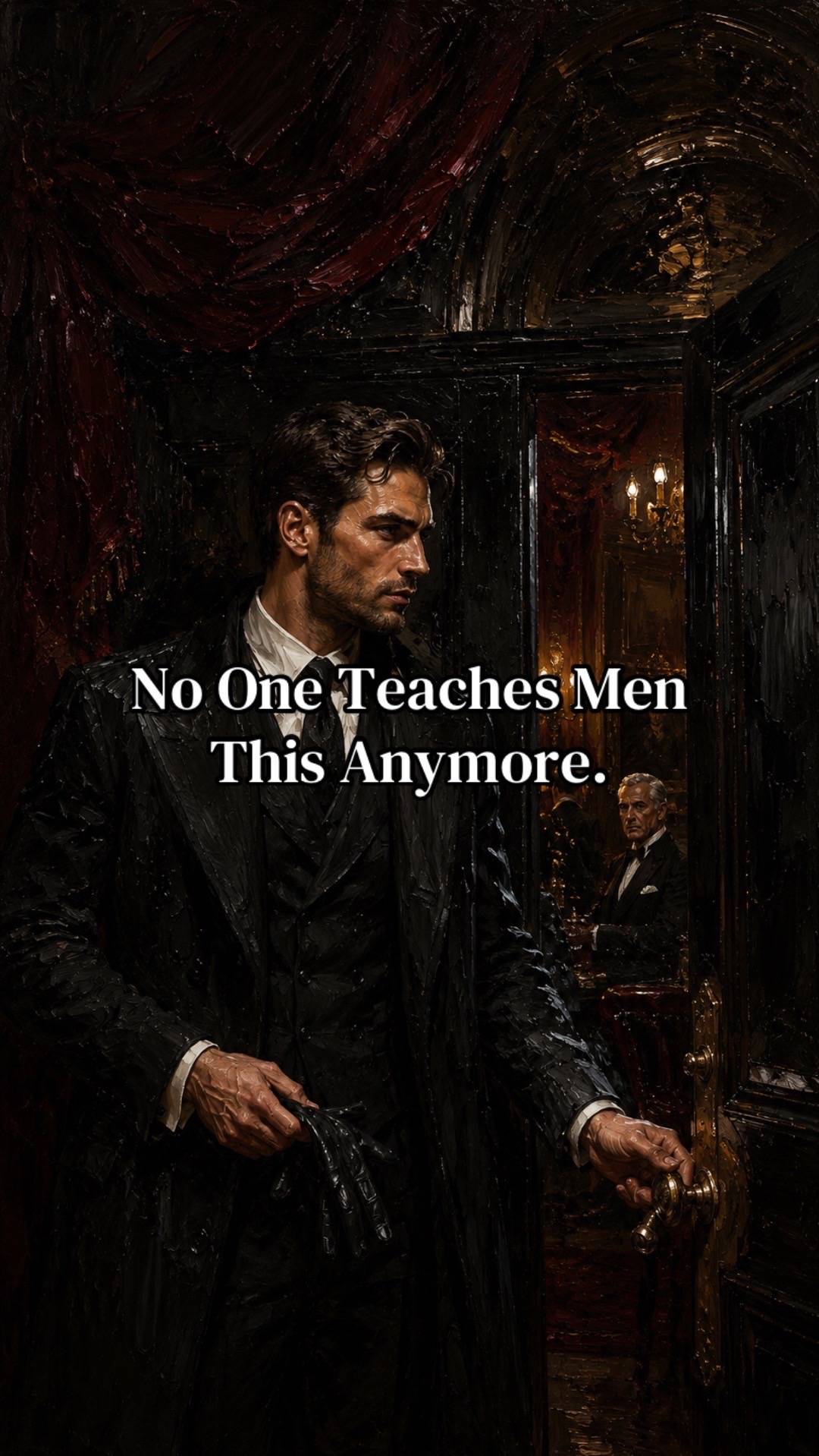 A man with real presence doesn’t need to prove himself through volume, emotion, 