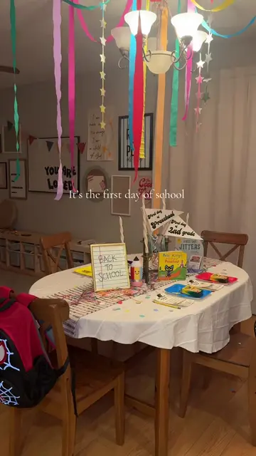 It’s the first day of school! 🍎 I woke up before my kids to just take it all in