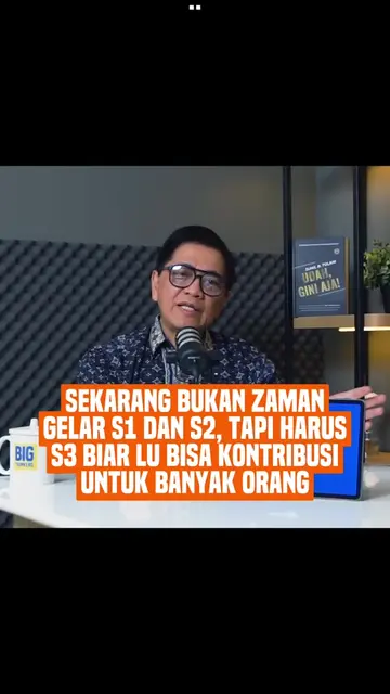 Persaingan hari ini bukan lagi soal siapa yang punya gelar. Tapi siapa yang puny