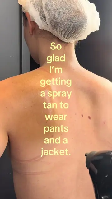 Getting it for a confidence boost during winter at this point 😮‍💨😅 #spraytan 