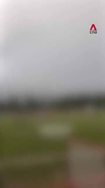 A Thai footballer died after being struck by lightning during a match in souther