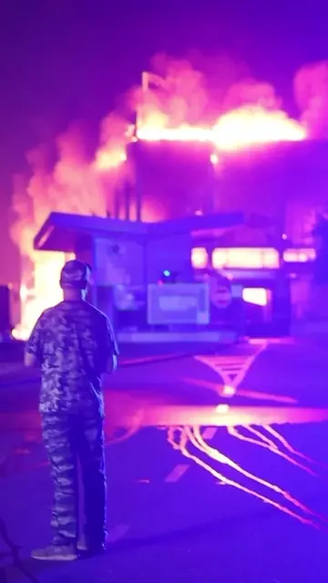 Explosions echoed across Kyiv, Ukraine, and fires broke out in the capital and i