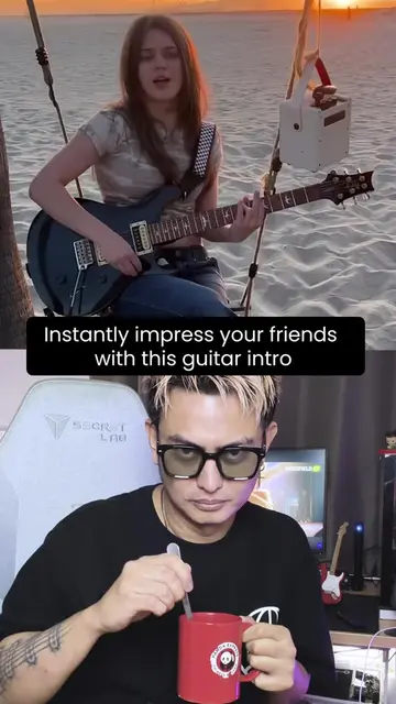 Instant aura farm @prestynsmith101  . . . #guitar #guitarist #guitartabs #fakegu