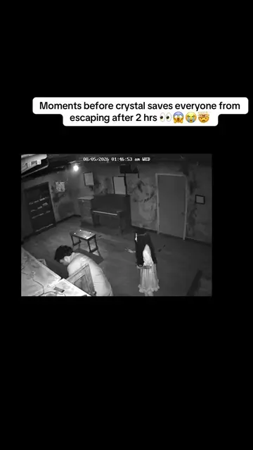 Moments before crystal saves everyone from escaping after 2 hrs 👀😱😭🤯 #crysta