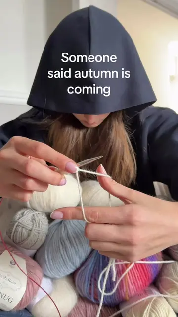 returning back home to winter yarn and 5mm+ needles 😭😭 best moment ever  I mis