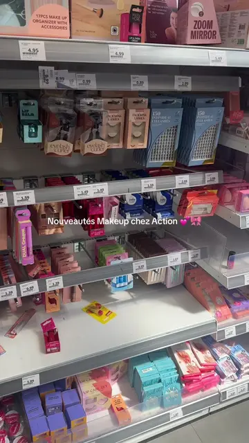 fan des nouveautés makeup chez @actionfrance 🎀🎀  #action #makeup #nouveautes #