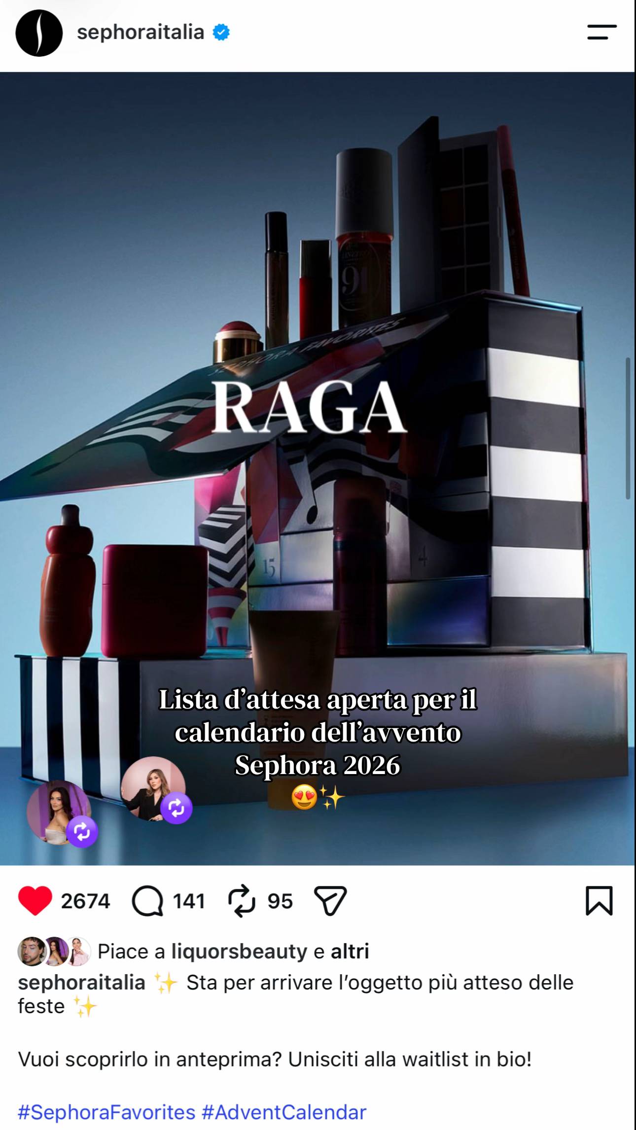 NON VEDO L’ORA!!! Intanto hanno aperto la waiting list ✨✨✨ @SEPHORA #adventcalen