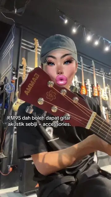 Zeta 38Inch Acoustic Guitar #guitarliciousmy #laufey #guitar