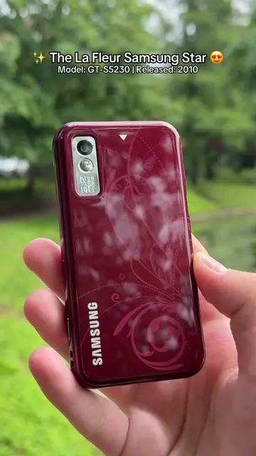 Samsung Star La Fleur edition ✨ a true 2000s beauty 😍 #oldphone #oldphones #201