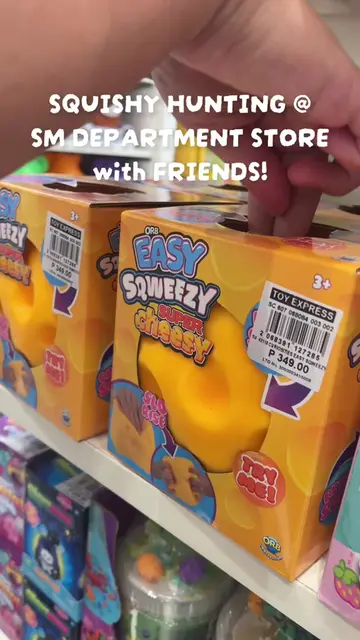 FINALLY FOUND THE CHEESE SQUISHY @ SM Department Store! they also have new axolo