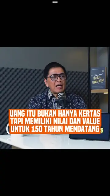 Banyak orang melihat uang hanya sebagai alat belanja. Padahal uang adalah penyim