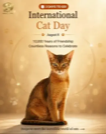 🐱✨ The countdown is on, just 3 days until International Cat Day! 🗓️💙   From f