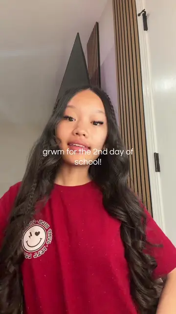grwm for the 2nd day of school! (draft from yesterday) #fyp #viral #foryou #grwm