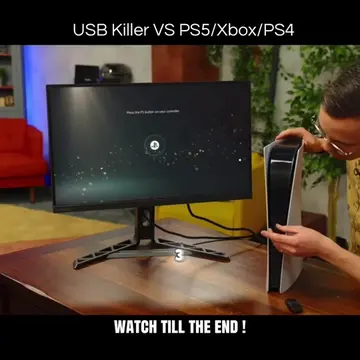 I Tested a USB Killer on Xbox, PS5 & PS4 Here’s What Happened! #foryou #ps5 #ps4
