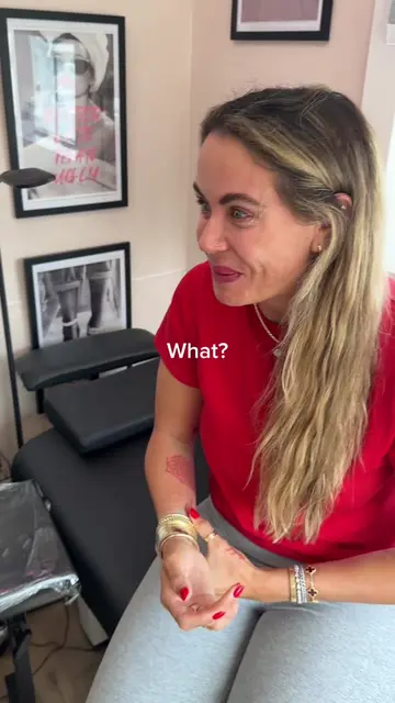 Loves a tattoo day 🩸@jasel.jewelry #tattoovlog #tattooinspo #redtattoo #bracele