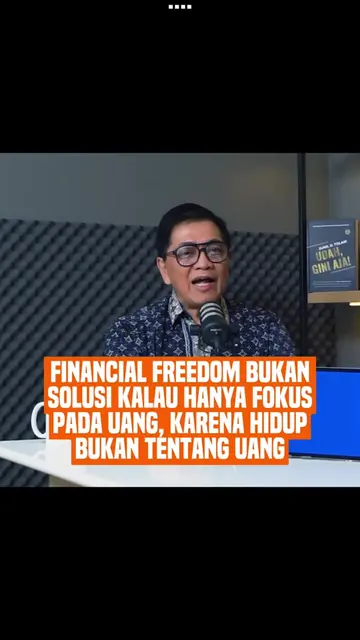 Banyak orang mengejar financial freedom. Tapi lupa satu hal: Kalau hidup cuma fo