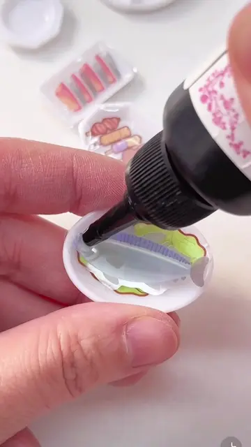 I can make food toys with these sticker 🍤🍣🍱 #stickers#toys#cute#asmr#xh 