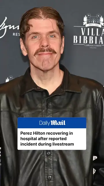 Perez Hilton is recovering in hospital after emergency services responded to con