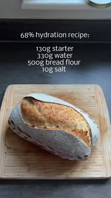 My foolproof 68% hydration same day sourdough bread recipe🍞✨ Save this for your