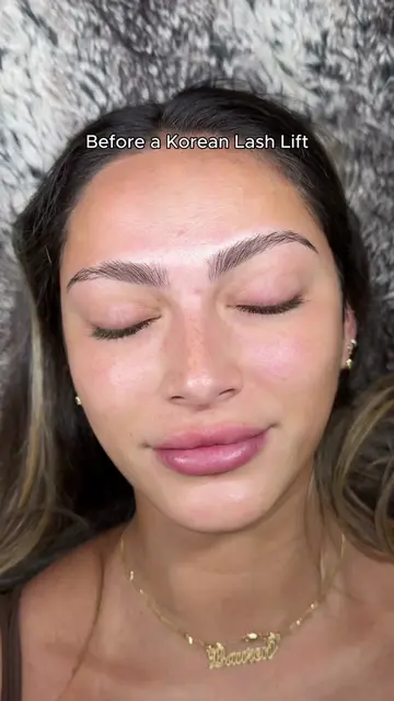 Watch till the end for insane Korean lash lift results!!😍😍  #koreanlashlift #k