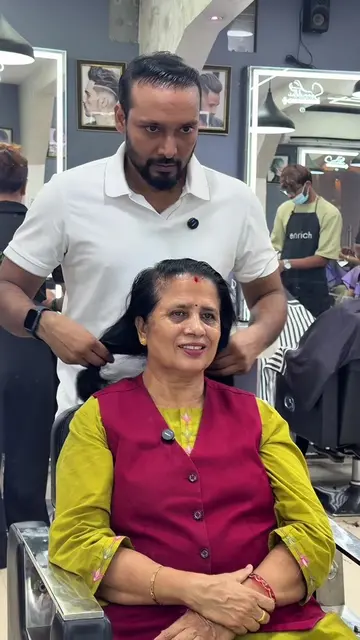 आज बुटवल उपमहानगरपालिकाकी उप-मेयर आदरणीय सावित्रा देवी अर्याल दिदी हेयर कलरका ला