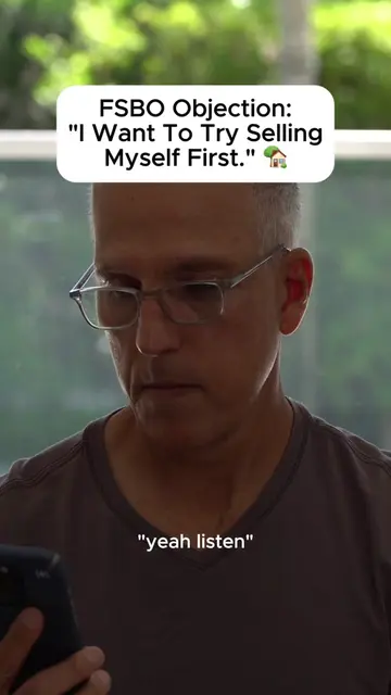 “I want to try selling it myself first” #realestateagent #realestate #realtor 