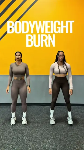 No equipment? No problem. 🔥 Save this bodyweight workout for your next sweat se
